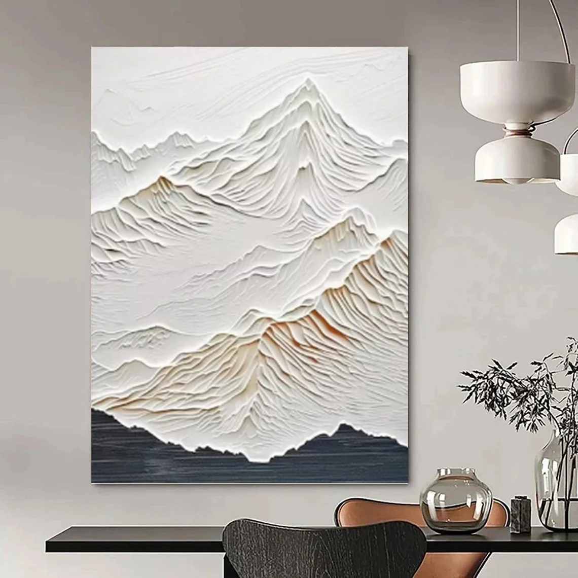Big Bedroom Mountain - original acrylic painting for study